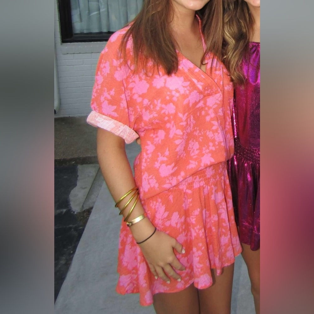 Karlie Pink & Orange Floral Set